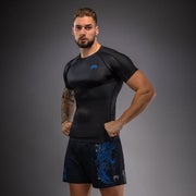 Venum Thunder Dragon Rashguard SS (26) - Lyhythihainen Musta/Sininen