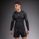 Venum Streamline Rashguard - LS (26) - Pitk&auml;hihainen Musta/Kulta