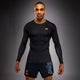 Venum Thunder Dragon Rashguard - LS (26) - Pitk&auml;hihainen - Musta/Harmaa/ Kupari